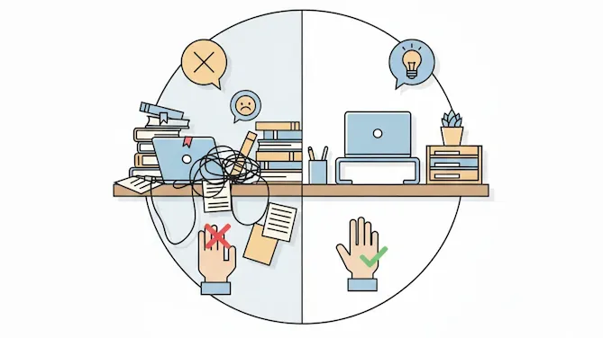 作業効率 上がらない理由はデスクだった話｜見直すポイント5つ